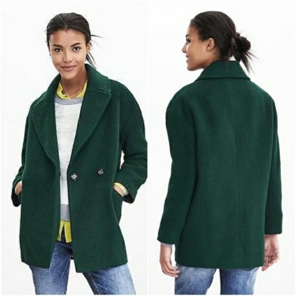 Banana Republic Mohair Coat Medium